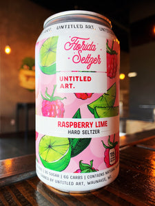 Untitled Art Florida Seltzer Raspberry Lime